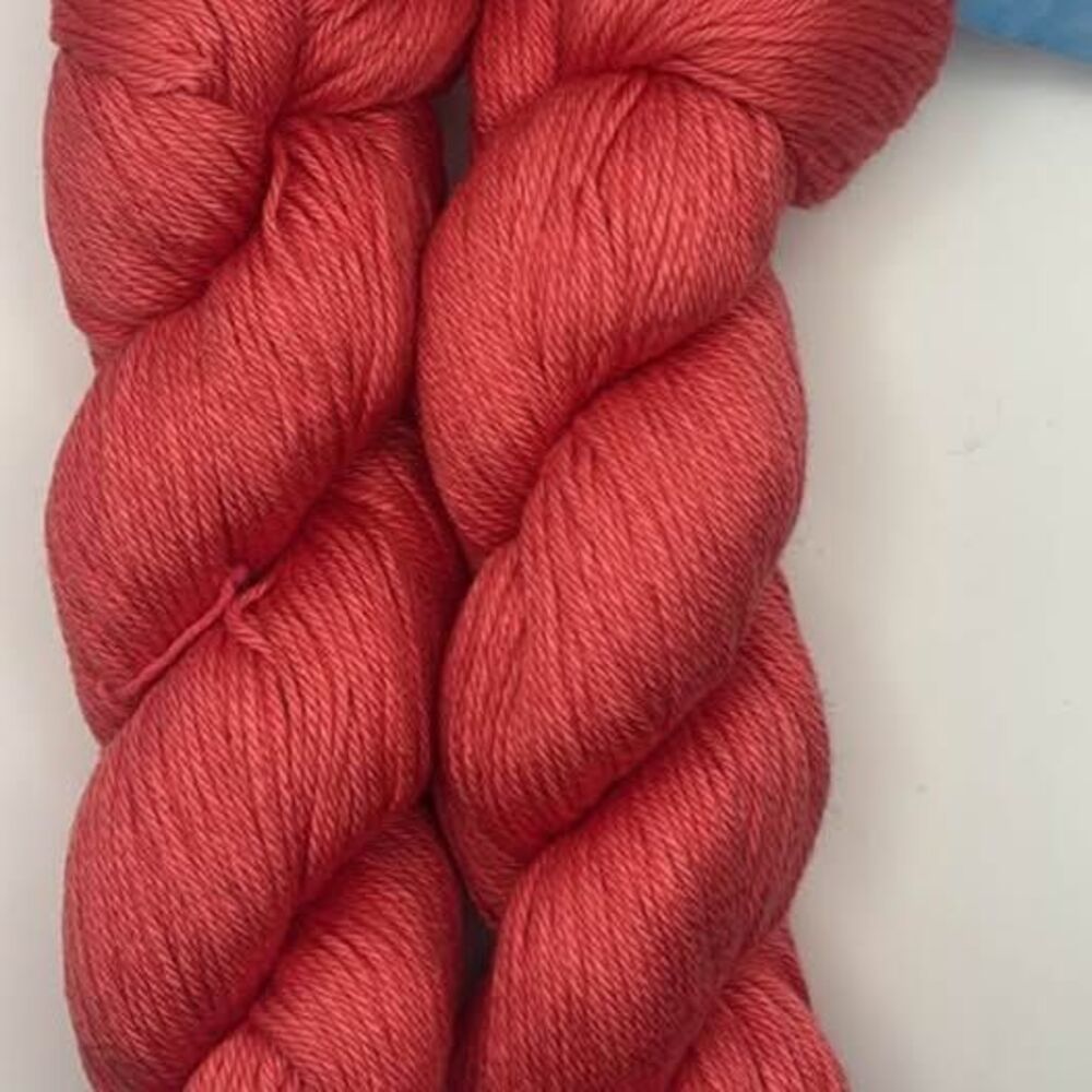 Cloudborn Fibers Pima Cotton DK Yarn - Coral (2 Skeins) - #299